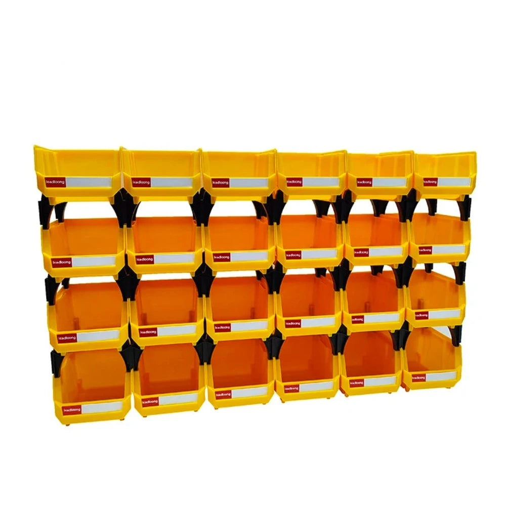 Contenitore Garage Strumenti di Stoccaggio e Organizzatore Scatola Impilabile in Plastica Garage