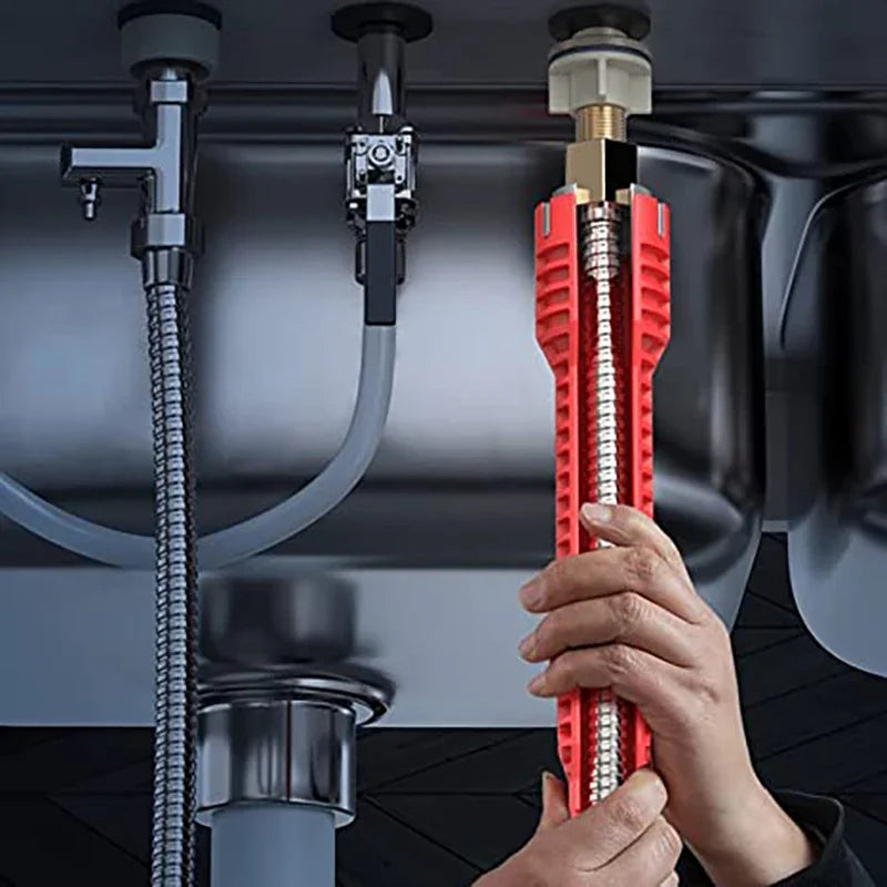 Klucz do naprawy kranu, zlewu, narzędzie ręczne do usuwania instalacji hydraulicznych