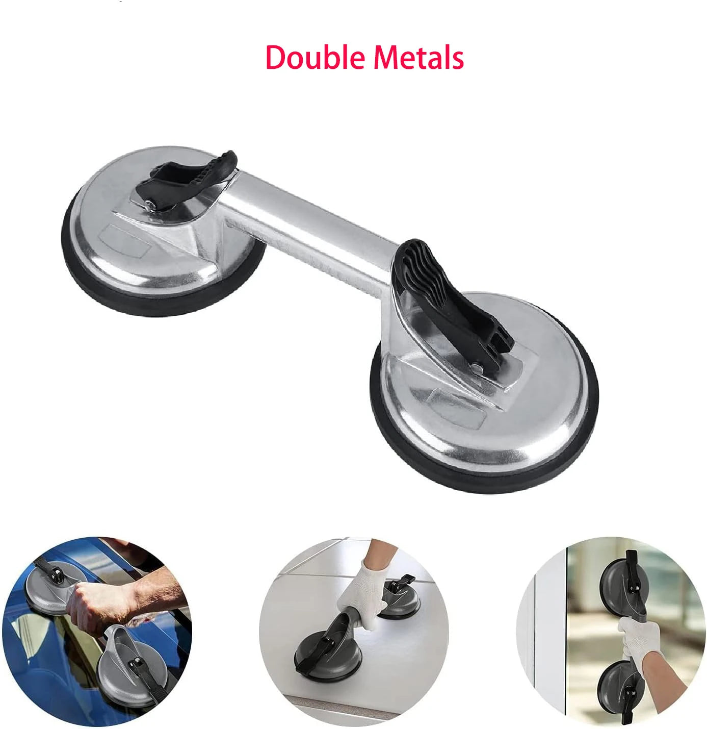 Aluminum Alloy Suction Cup with Single/Double/Triple Claws Vacuum Lifter for Glass and Tile