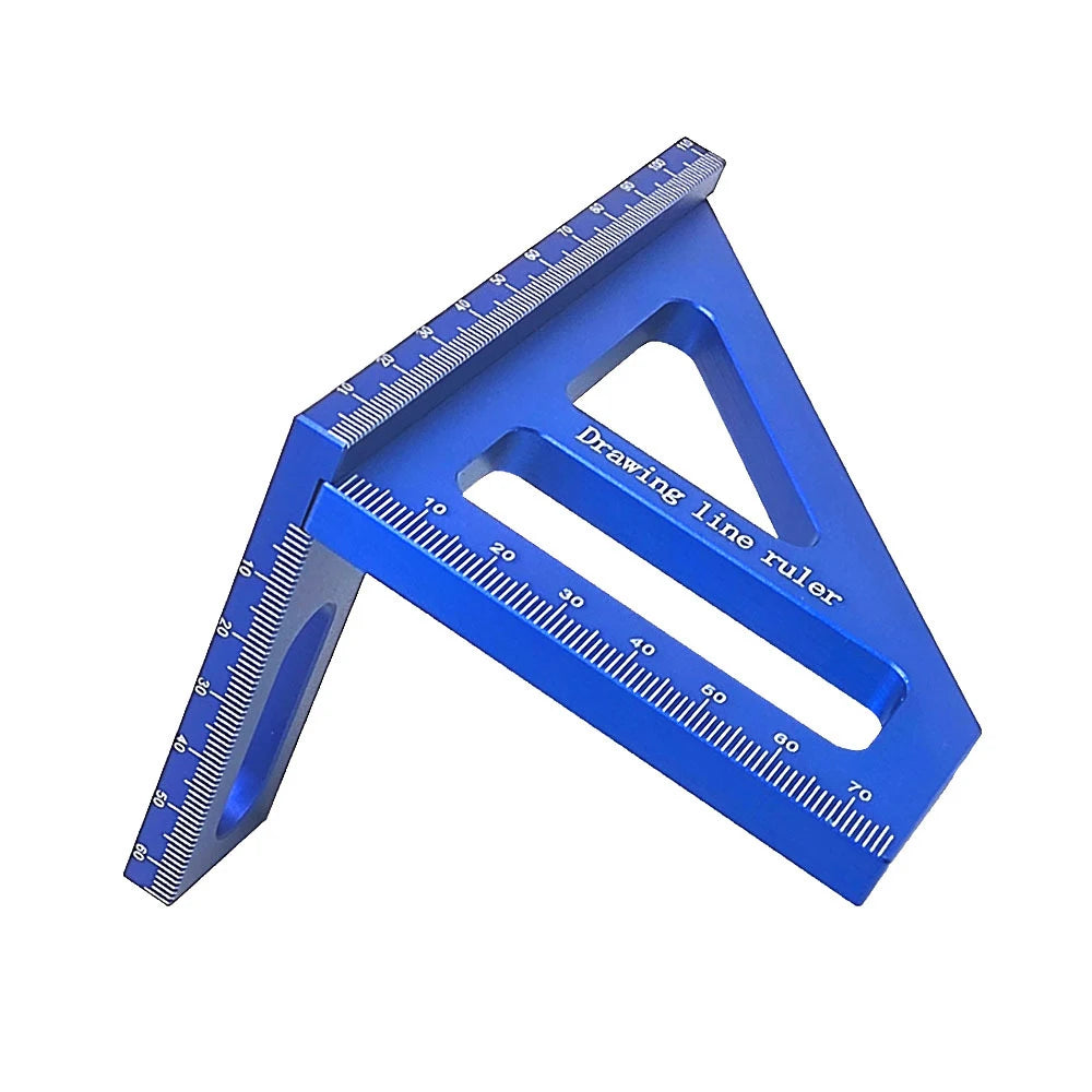 3D Precyzyjny Aluminiowy Kątownik Mierniczy 45°/90° Kątomierz Stolarski
