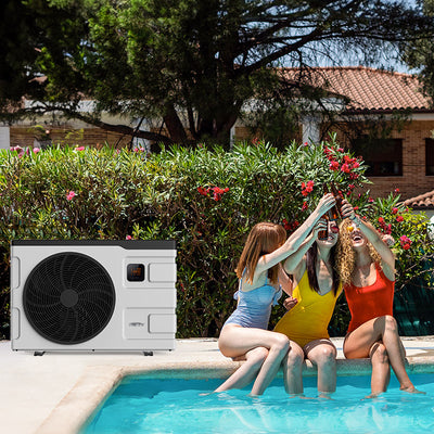 Pompe à chaleur de piscine classique Zealux INVERBOOST PBS 7,5 kW à 28,5 kW - Ventilateurs simples/doubles
