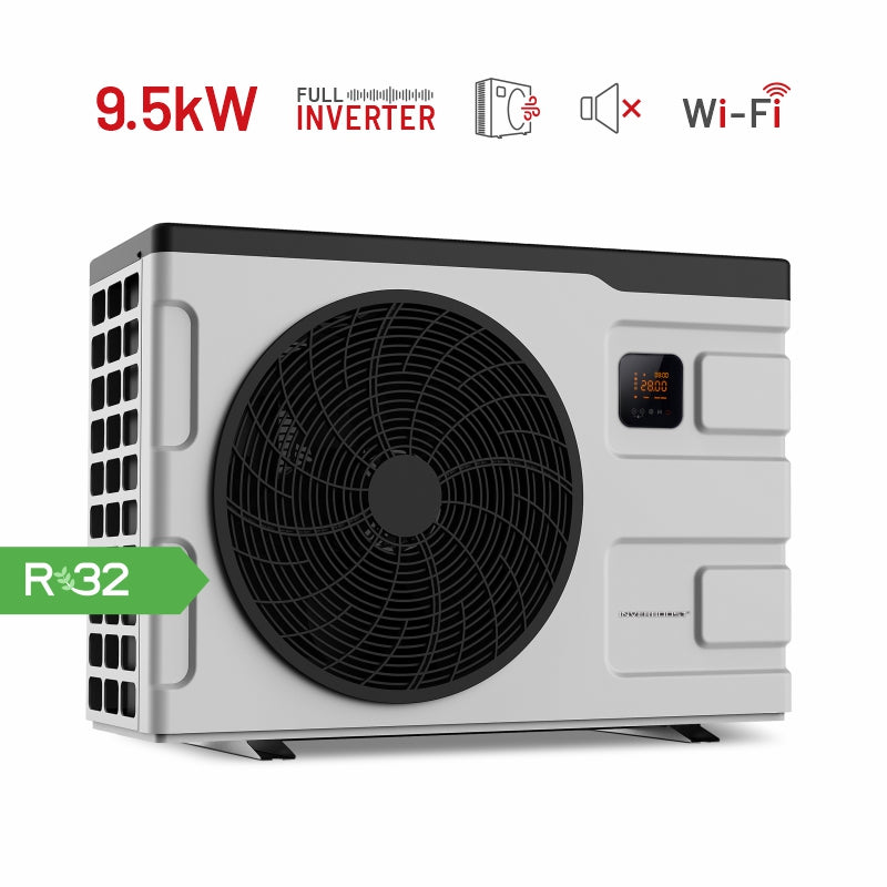 Zealux 7,5 kW~28,5 kW INVERBOOST Elite Pool-Wärmepumpe - Einzel-/Doppellüfter