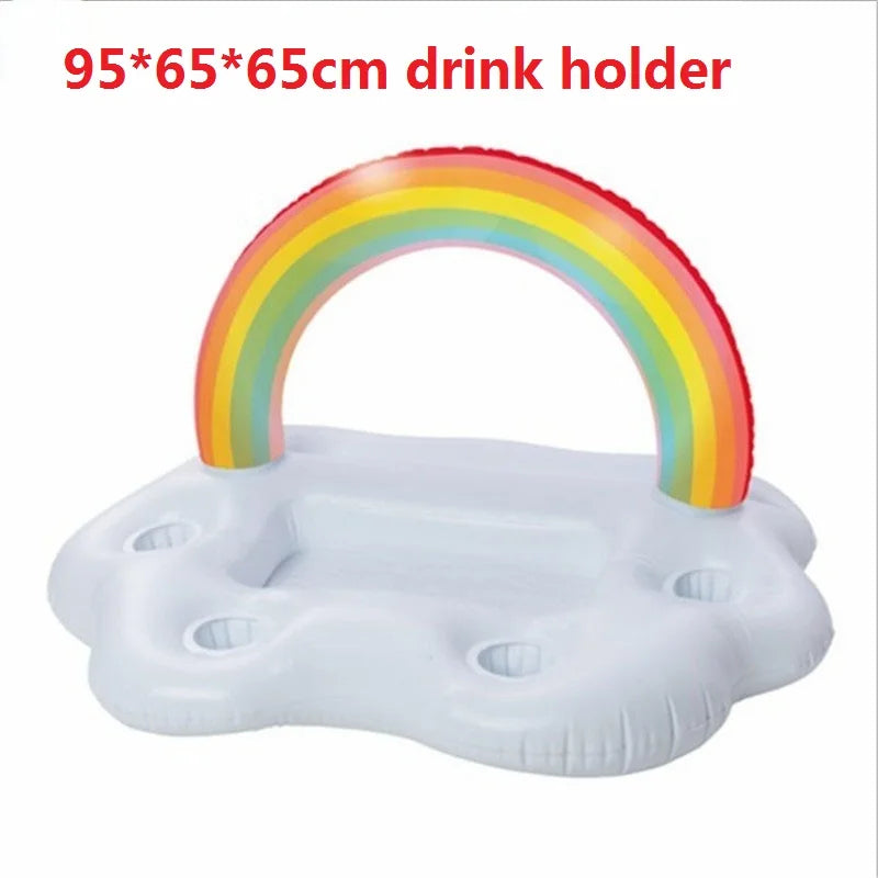 160CM Giant Unicorn Inflatable Swim Ring | For Adults | Pool & Beach Party Essential