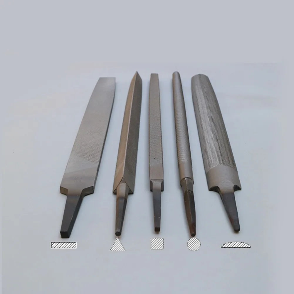 6 Zoll flache Diamantfeile für Kettensägenketten – Twin Cut Metall-Holzbearbeitungswerkzeug