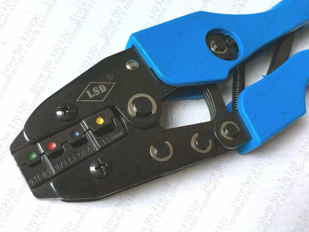 Narzędzie do zaciskania termokurczliwego z mechanizmem zapadkowym do zaciskania izolowanych końcówek AN-04C