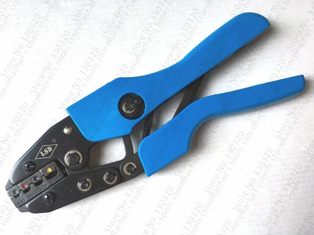 Narzędzie do zaciskania termokurczliwego z mechanizmem zapadkowym do zaciskania izolowanych końcówek AN-04C