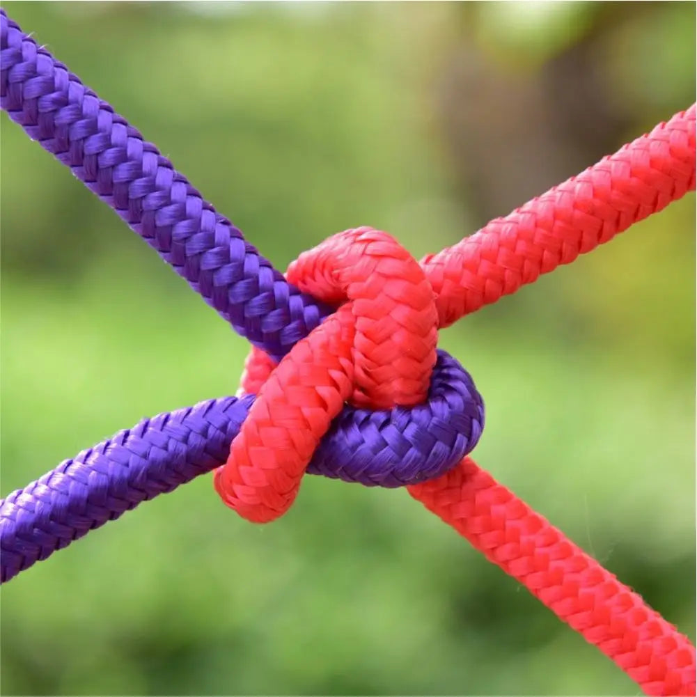 Red de seguridad anticaída para niños de cuerda de nylon colorida, protección para piscina, valla de seguridad, malla de protección.