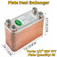 30 40 60 platten Wärmetauscher Würze Kühler Edelstahl Homebrew Brauen Bier Kühler Gegenstromkühler Wasser Heizung