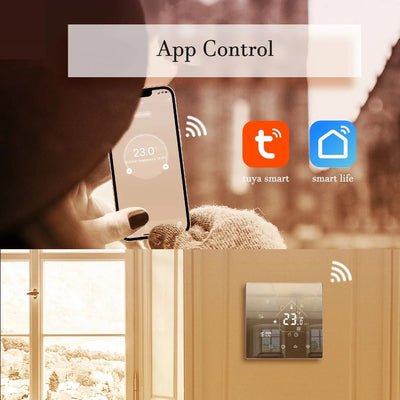 Tuya WIFI Thermostat for Gas Boiler Floor Heating Temperature Controller for Smart Home Life Yandex Alice  Alexa Google