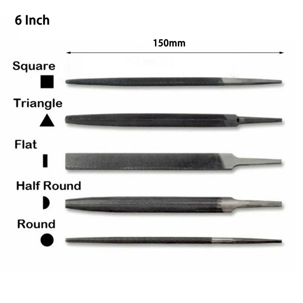 6 Zoll flache Diamantfeile für Kettensägenketten – Twin Cut Metall-Holzbearbeitungswerkzeug