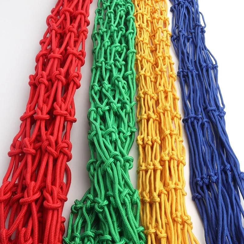 Red de seguridad anticaída para niños de cuerda de nylon colorida, protección para piscina, valla de seguridad, malla de protección.