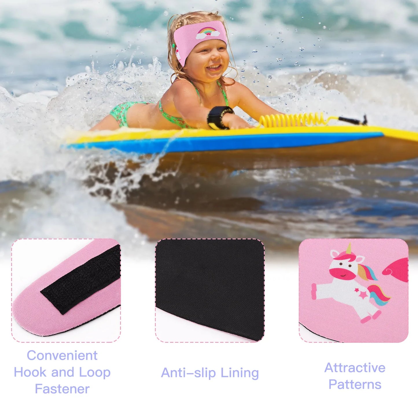 Pulsera Ajustable para Protección de Oídos Impermeable para Baño, Natación y Buceo