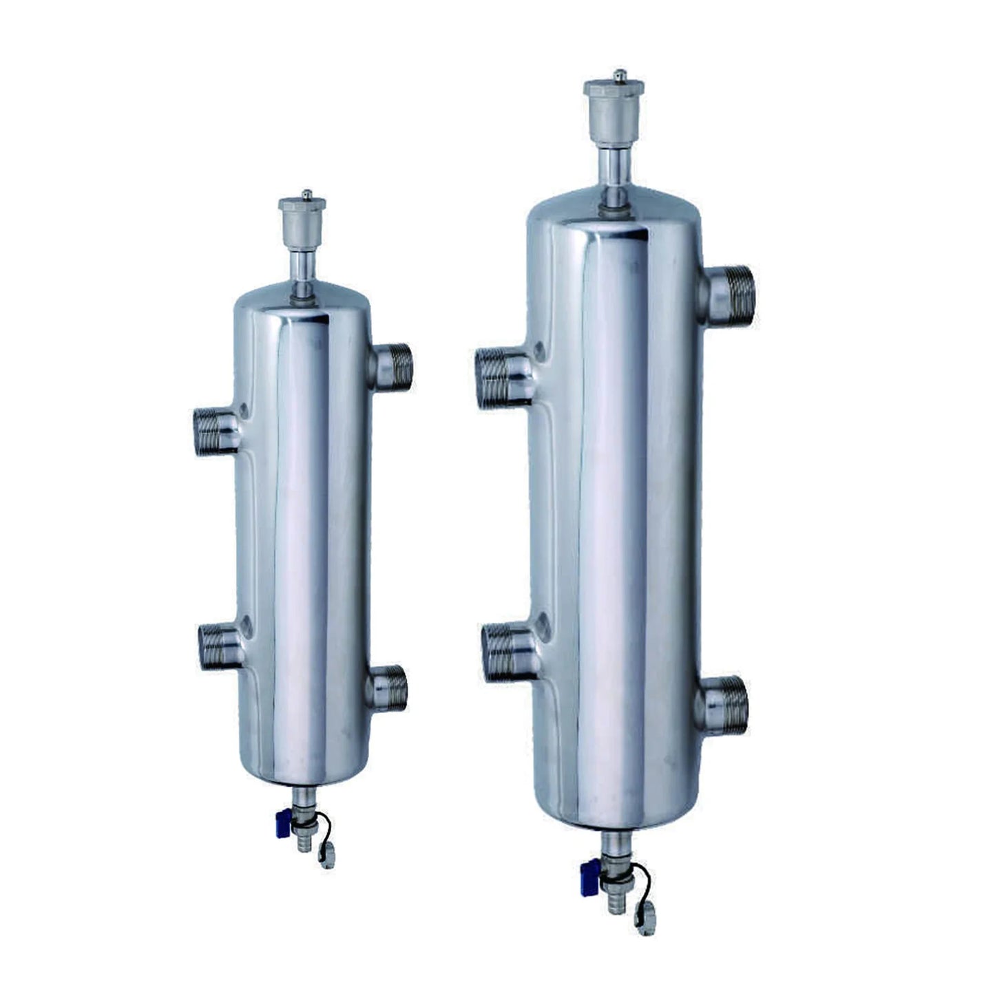 Hydraulic Separator for Large Gas Boilers: Optimized Floor Heating System Component