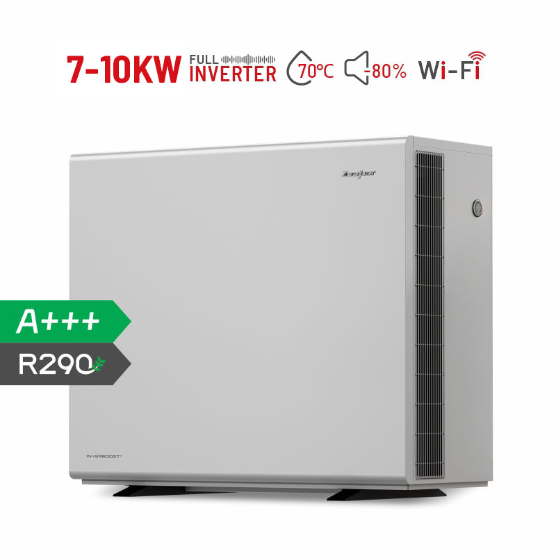 Zealux Inverboost Pad R290 7kW~10kW Air Source Heat Pump Monoblock  - Inverboost Multifunctional ASHP hot water