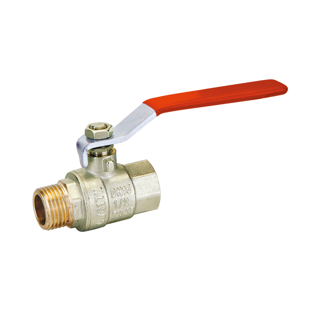 Ball Valve With Steel Lever Male/Female