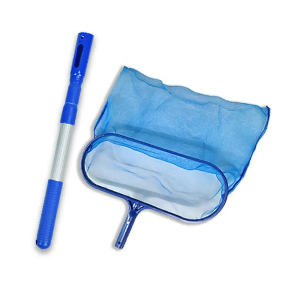 4-Section Telescopic Pool Cleaning Pole, Adjustable 90-160cm, Anti-Oxidation Aluminum Alloy, Rust-Resistant, Non-Slip Grip for Skimmers & Brushes
