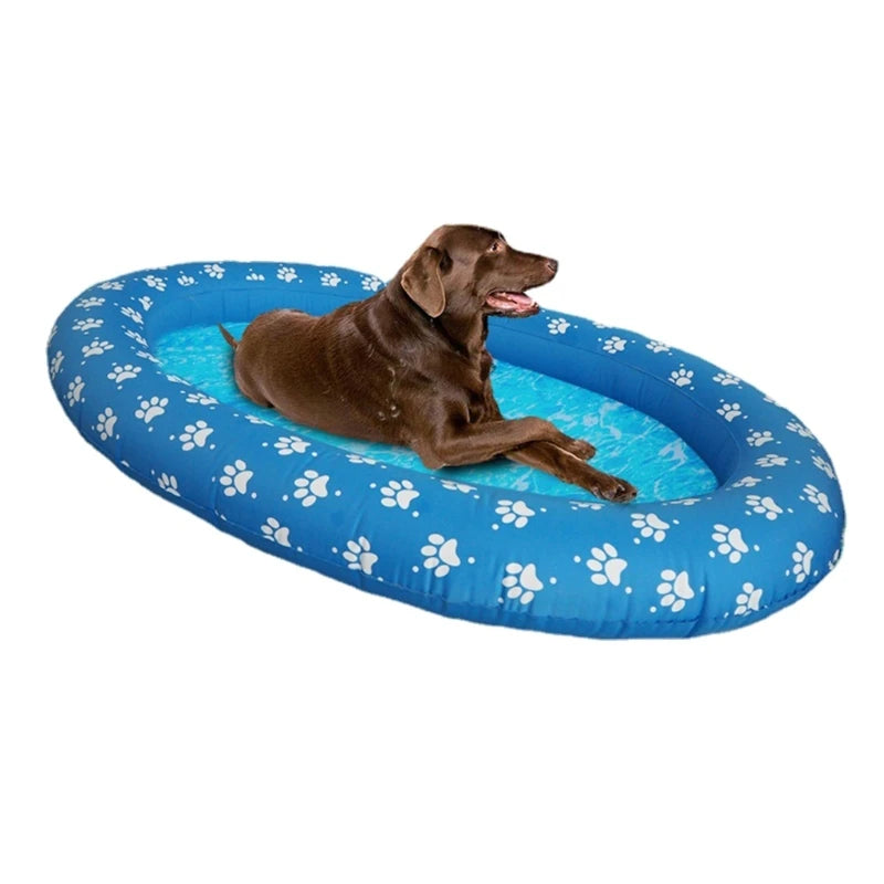 Flotteur de piscine gonflable pour chiots, radeau flottant pour piscine, voyage, été