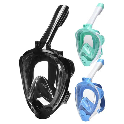Snorkeling Diving Mask Underwater Scuba Anti-Leakage Full Face Snorkel Mask Anti Fog Goggles