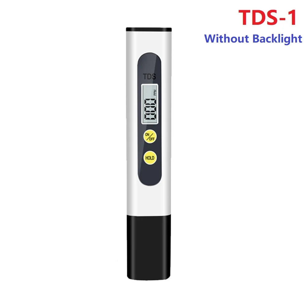 Miernik TDS i miernik pH Cyfrowy tester jakości wody do wody pitnej, akwariów, hydroponiki i basenów