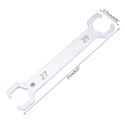 Double-Ended Maintenance Wrench for Floor Heating Manifolds