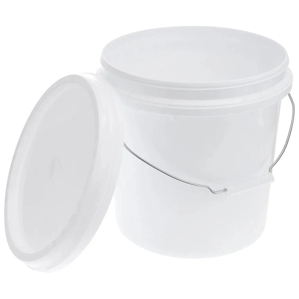 5L Plastic Pail Pail Container Plastic Bucket All Purpose Pail with Ha ...