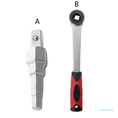 Chiave Inglese a Cricchetto Resistente alla Corrosione con Design a Gradini