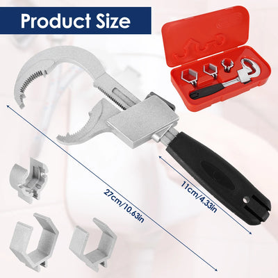 Universal Adjustable Wrench : Multi-Function Plumbing and Sink Spanner