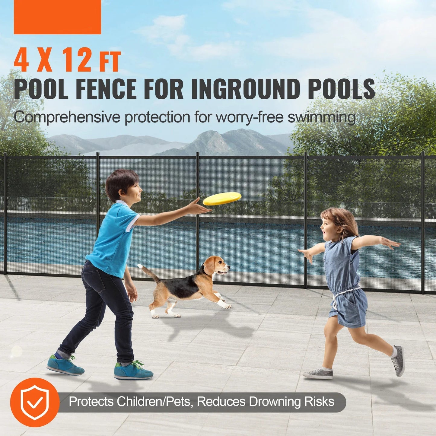 Pool Fence Pool Fences for Inground Pools Removable Protects Kids and Pets