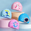 Children's Cartoon Silicone Swimming Cap - Waterproof & Comfortable