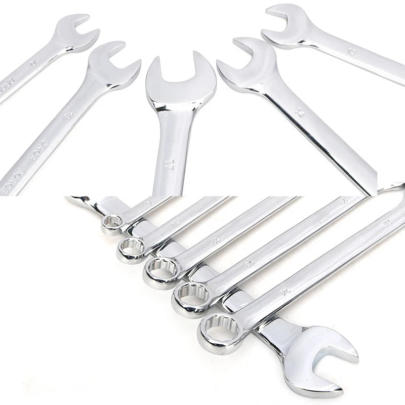 Jeu de clés à double usage – Kit de clés à cliquet en acier au chrome vanadium