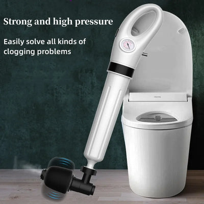 High Pressure Air Drain Cleaner - Sewer Dredge, Toilet Plunger, Pipe Clog Remover