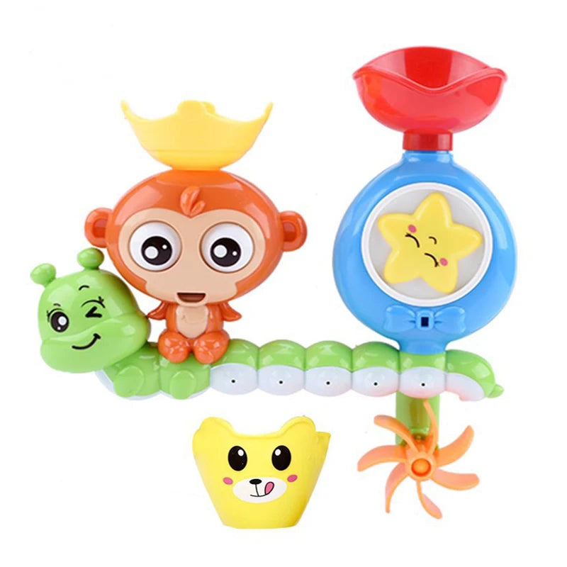Jouet de bain cascade ours avec ventouses pour tout-petits (0 à 6 ans)