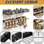 Porte-outils mural robuste pour outils électriques en pack de 2, ensemble de rangement mural pour perceuse et tournevis, pour atelier/garage