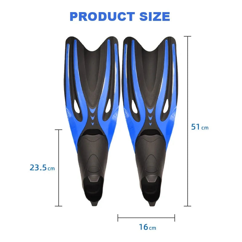 Aletas de natación para adultos aletas de buceo flexibles de TPR antideslizantes equipo de snorkel para entrenamiento en piscina playa deportes acuáticos
