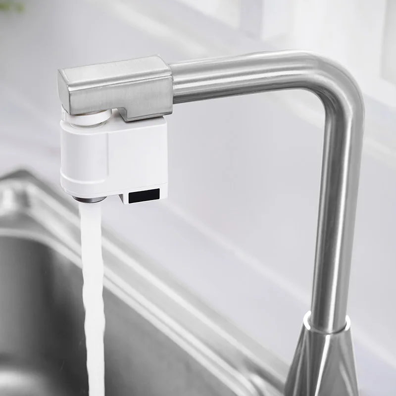 Robinet économiseur d'eau automatique 2024 - Robinet à capteur infrarouge intelligent pour cuisines économes en énergie
