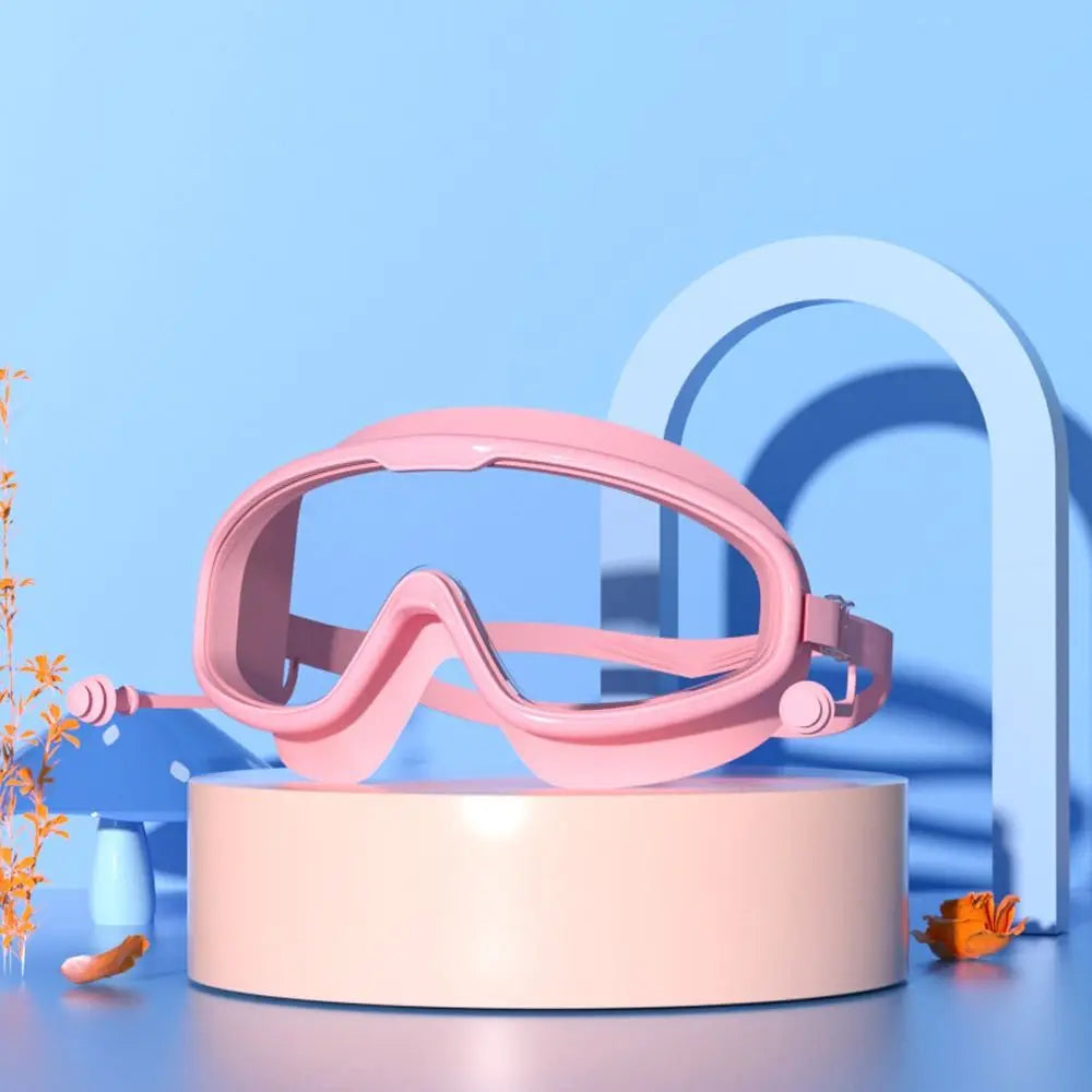 Swim Goggles for Kids Toddler 3-15 Anti Fog No Leak Clear Wide Vision
