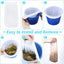 Reusable Pool Skimmer Socks, Ultra-Fine Nylon Mesh Filter Savers for Debris, Leaves, and Hair, Fits In-Ground and Above-Ground Pool Baskets