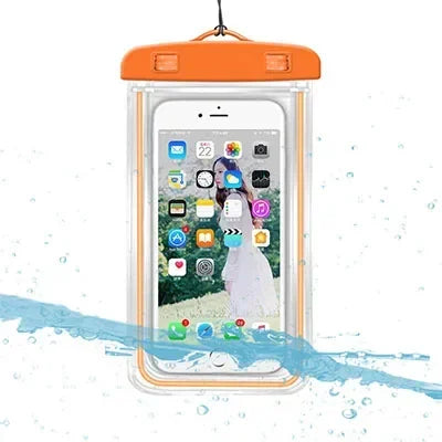 Funda Impermeable para Teléfono para Natación y Deportes Acuáticos (Hasta 6 Pulgadas)