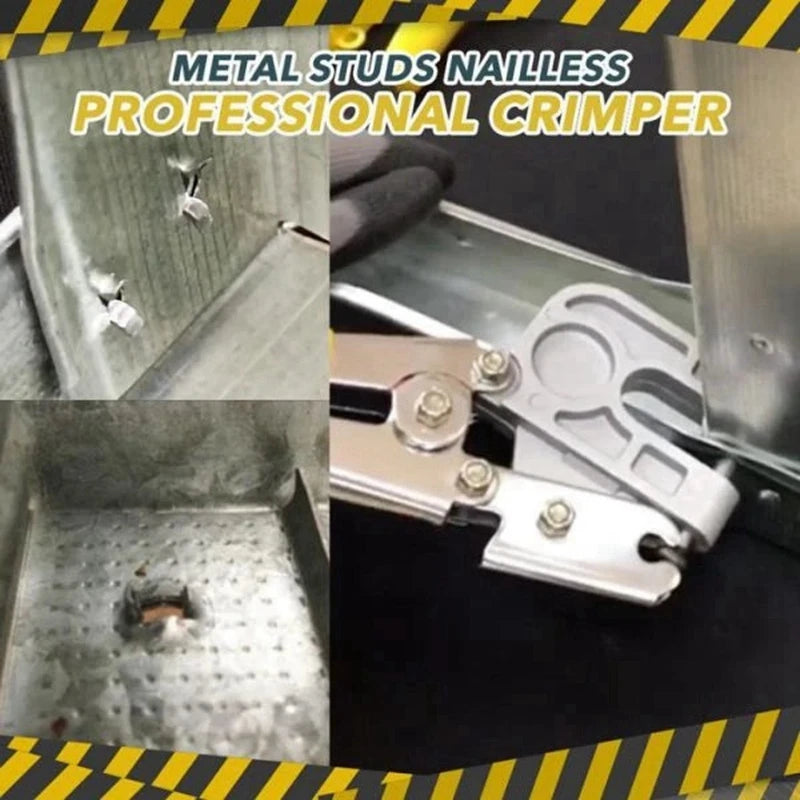 Pince à sertir pour goujons métalliques avec construction en alliage d'aluminium