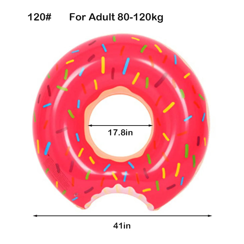Aro de Natación Hinchable Reforzado, Tubo de Natación Duradero para Niños, Adolescentes y Adultos, Flotador para Piscina Ideal para Diversión de Verano en el Parque Acuático o la Playa