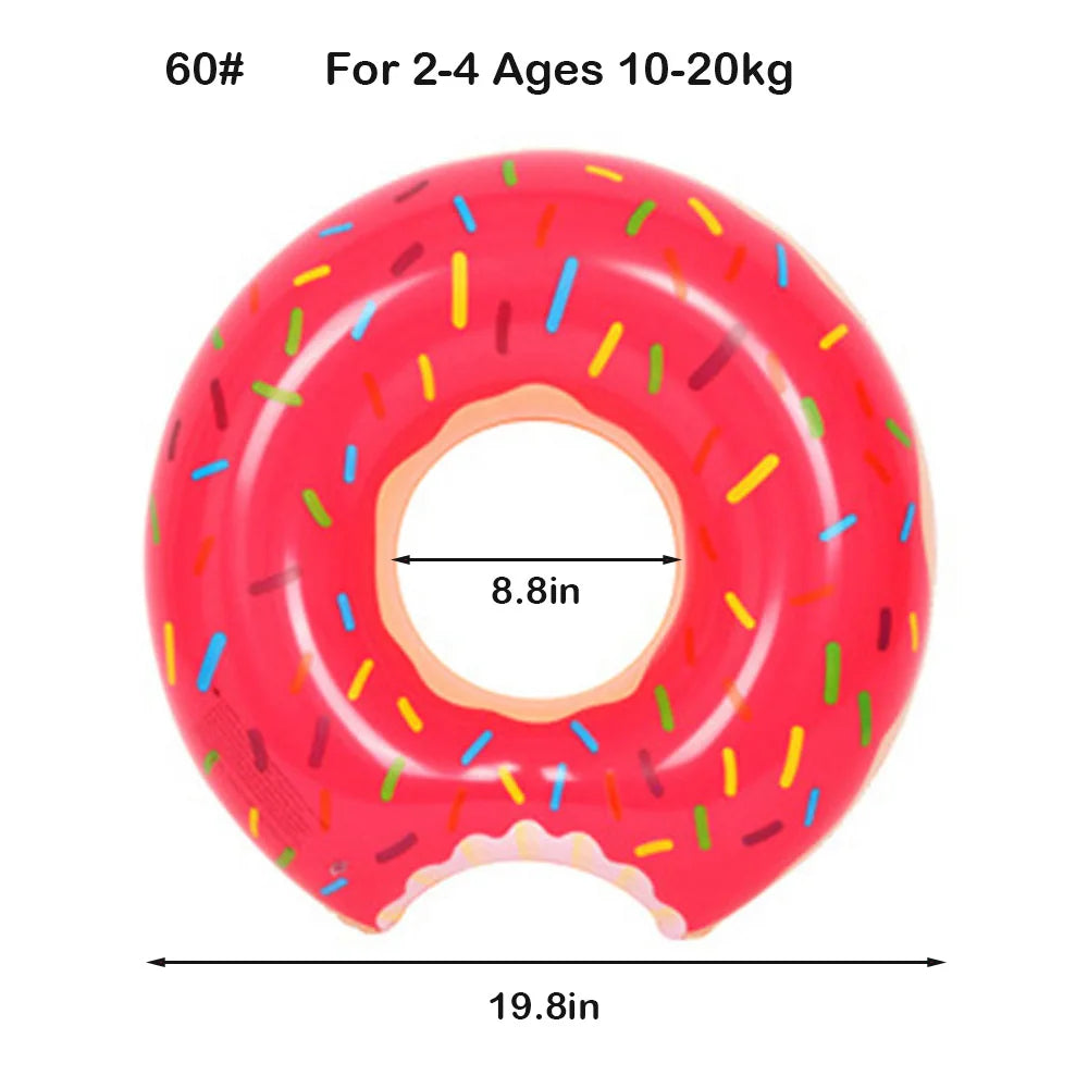 Aro de Natación Hinchable Reforzado, Tubo de Natación Duradero para Niños, Adolescentes y Adultos, Flotador para Piscina Ideal para Diversión de Verano en el Parque Acuático o la Playa
