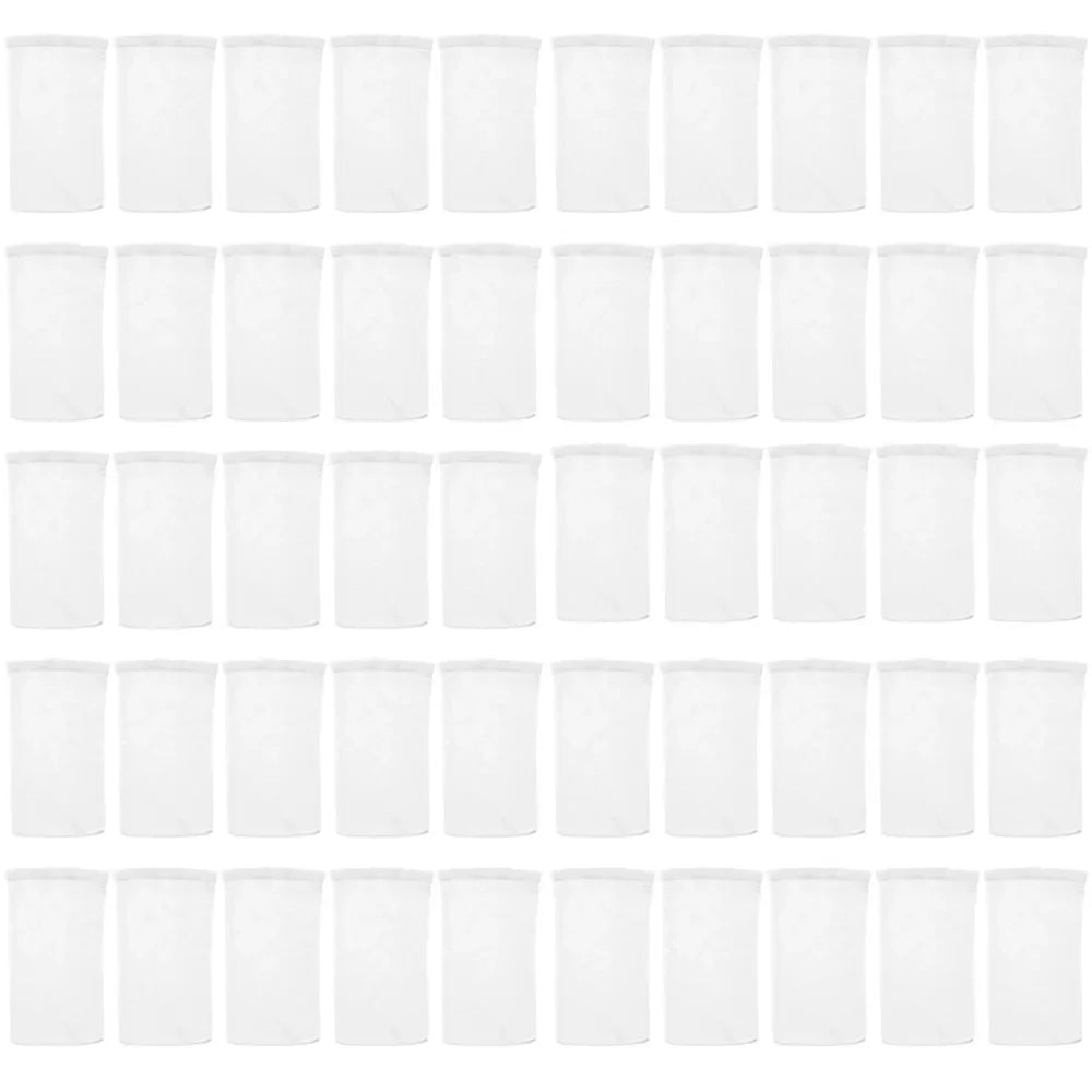 5-50pcs Calcetines para Desnatador de Piscina Diseño de Malla de Nylon Elástica Detritos de Estanque Hojas Filtros Cesta Desnatadores Accesorios para Piscina