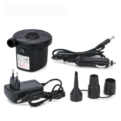 Przenośna elektryczna pompka powietrza 160 W AC/DC pompka/deflator do materacy pneumatycznych, pontonów, basenów i sprzętu kempingowego