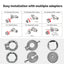 Tuya Smart Wifi/ZigBee Thermostatic Radiator Valve TRV Programmable App Remote Temperature Controller