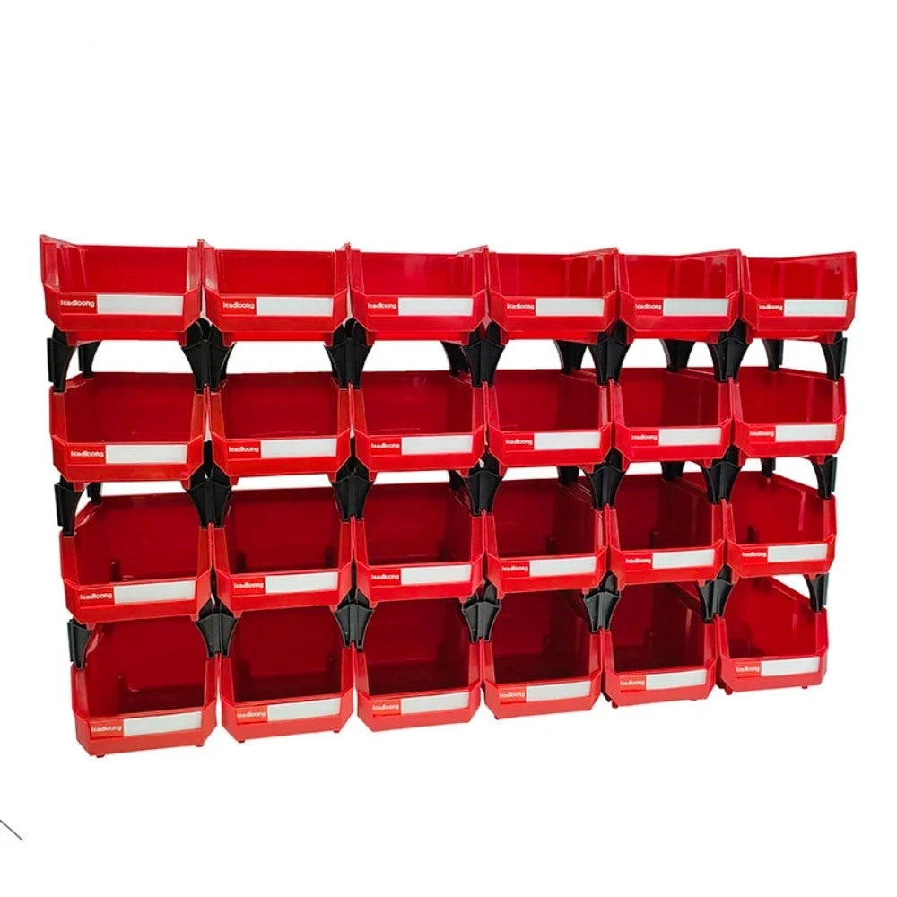 Contenitore Garage Strumenti di Stoccaggio e Organizzatore Scatola Impilabile in Plastica Garage