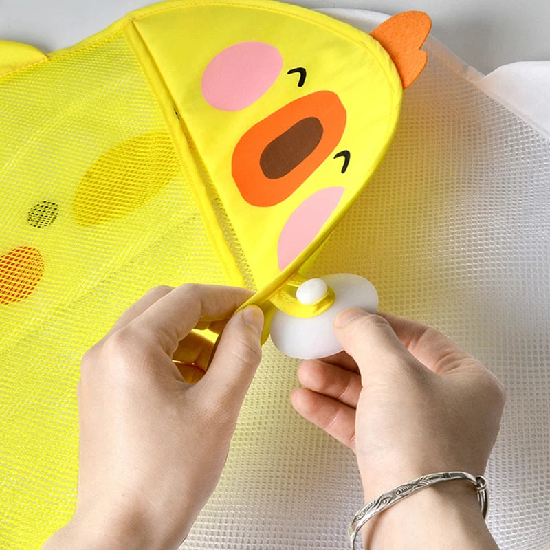 Cognitive Floating Toy Storage Bag for Baby Bath