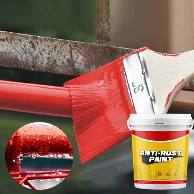 Pintura Metálica Antióxido 260g Impermeable a Base de Agua para Renovación de Acero Anticorrosión para Puerta de Hierro, Barandilla, Renovación de Coches
