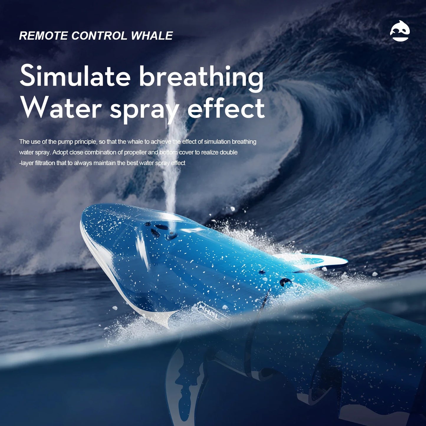 Spray Water RC Shark – Electric Remote Control Toy
