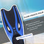 Aletas de natación para adultos aletas de buceo flexibles de TPR antideslizantes equipo de snorkel para entrenamiento en piscina playa deportes acuáticos
