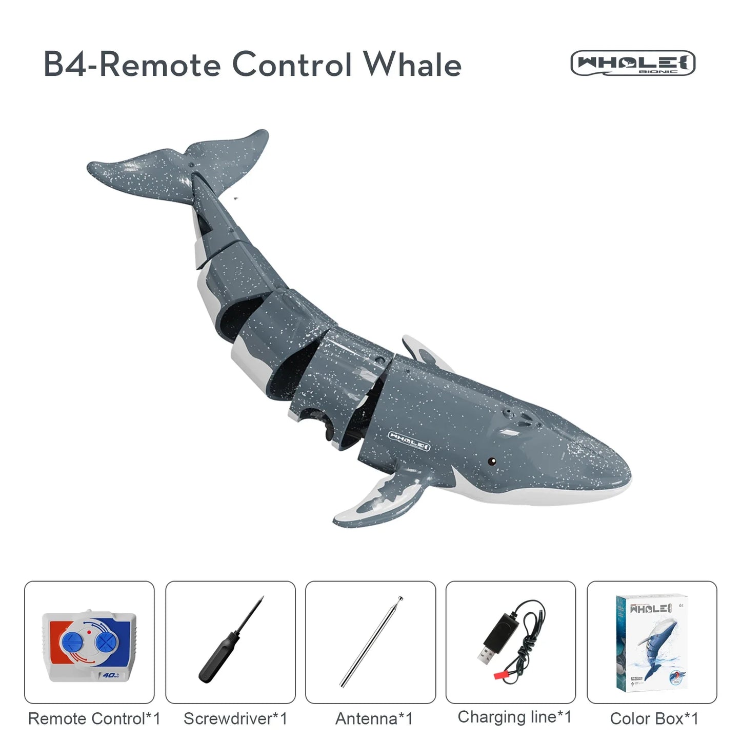 Spray Water RC Shark – Electric Remote Control Toy